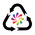 Recycled brand logo for recycled.clothing