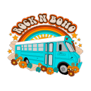 Rock-n-Boho brand logo for rocknbohoclothing.com