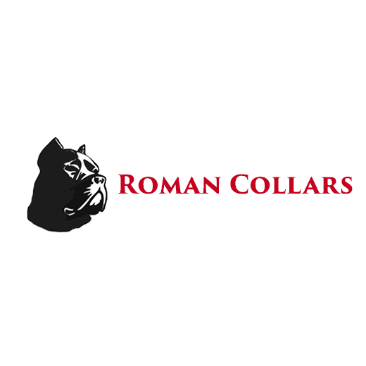 Roman Dog Collars brand logo for romandogcollars.com
