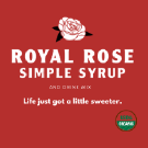 Royal Rose Syrups brand logo for royalrosesyrups.com