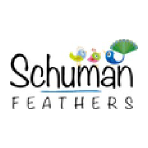 Schuman Feathers brand logo for schumanfeathers.com