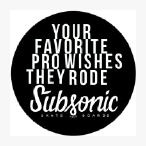 Subsonic Skateboards brand logo for subsonicskateboards.com