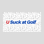 U Suck At Golf brand logo for usuckatgolfing.com