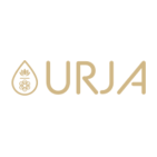 URJA brand logo for urjabeauty.com
