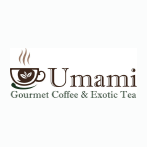 Umami Gourmet Coffee & Exotic Tea brand logo for umamitea.com