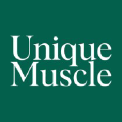 Unique Muscle brand logo for uniquemuscle.com.au