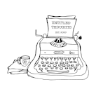 Untitled Thoughts brand logo for untitledthoughts.com