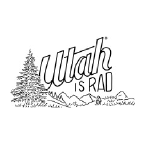 Utah Is Rad brand logo for utahisrad.com