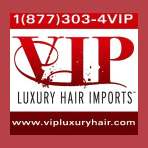 VIP Luxury Hair brand logo for vipluxuryhair.com