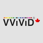 VViViD Vinyl brand logo for vvividshop.ca