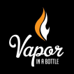 Vapor in a Bottle brand logo for vaporinabottle.com