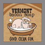Vermont Bacon Soap brand logo for vtbaconsoap.com