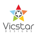 Vicstar Designs brand logo for vicstardesigns.com