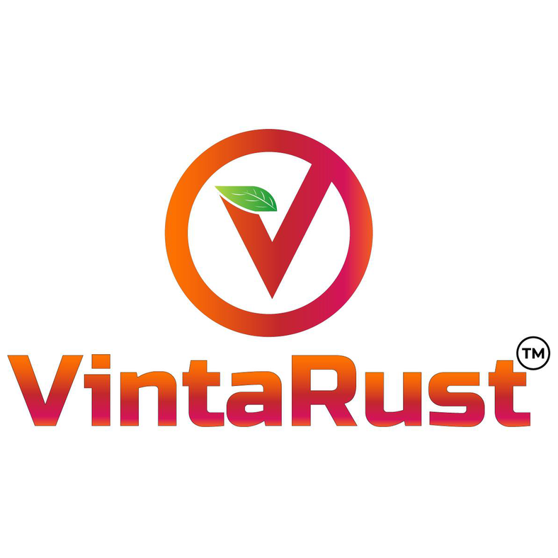 Vintarust brand logo for vintarust.com