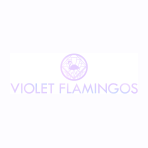 Violet Flamingos brand logo for violetflamingos.com