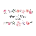Wick & Wax Candle brand logo for wickandwax.com.au