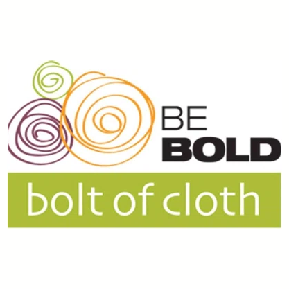 A Bolt of Cloth brand logo for boltofcloth.com