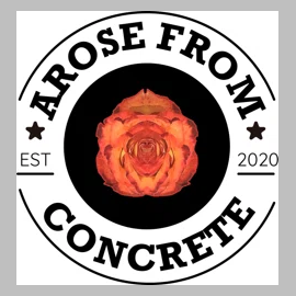 A Rose from Concrete brand logo for arosefromconcrete.com