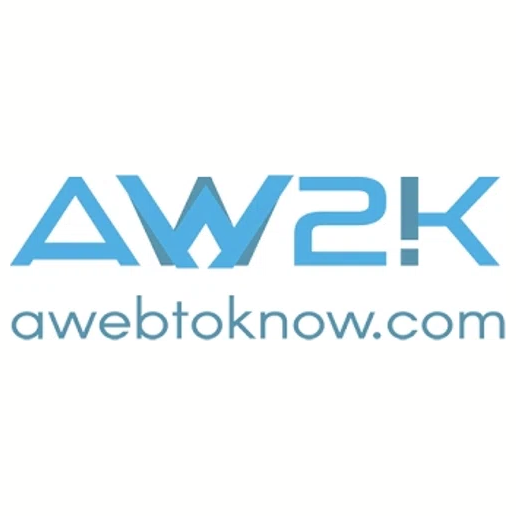 A Web to Know brand logo for awebtoknow.com