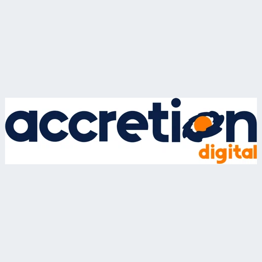 Accretion Digital brand logo for accretiondigital.com