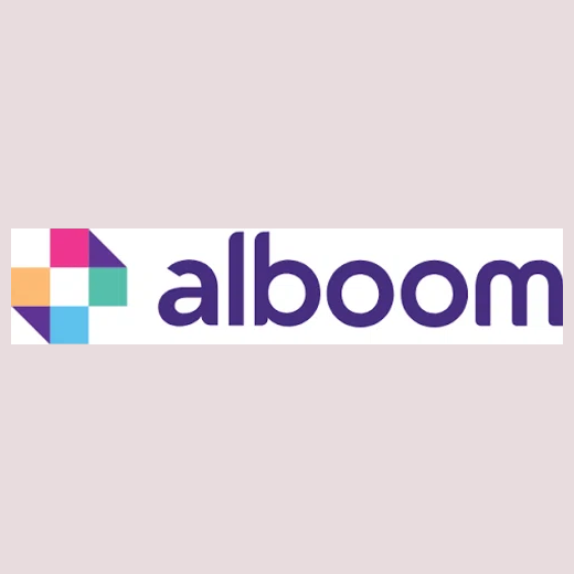 Alboom Pro brand logo for alboompro.com