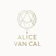Alice Van Cal brand logo for alicevancal.com