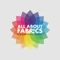 All About Fabrics brand logo for allaboutfabrics.com