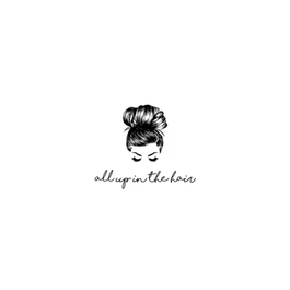 All Up in the Hair brand logo for allupinthehair.com