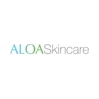 ALOA brand logo for aloaskincare.com