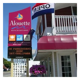 Alouette Beach Resort brand logo for alouettebeachresort.com