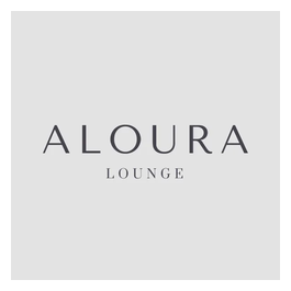 Aloura Lounge brand logo for alouralounge.com