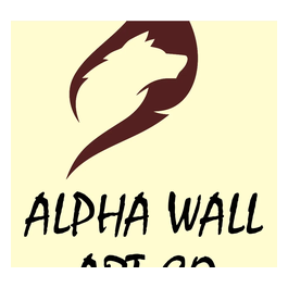 Alpha Wall Art brand logo for alphawallart.com
