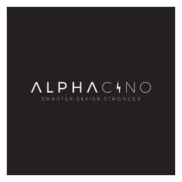 Alphacino brand logo for alphacino.com