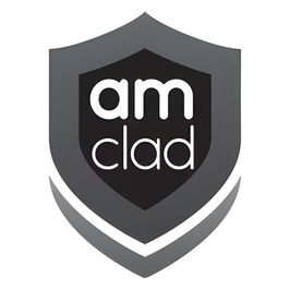 AM-Clad brand logo for am-clad.com