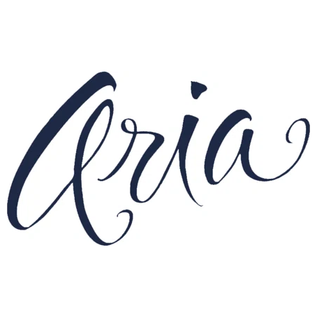 Aria Sleepwear brand logo for ariasleepwear.com