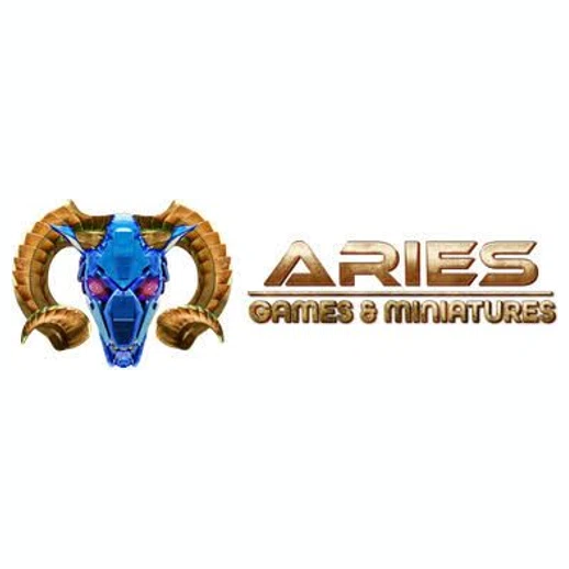 Aries Games & Minis brand logo for ariesgamesandminis.com
