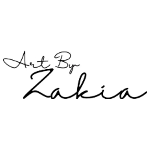 Art by Zakia brand logo for artbyzakia.com