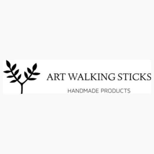 Art Walking Sticks brand logo for artwalkingsticks.com