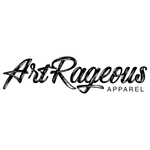 Artrageous brand logo for artrageousapparel.com