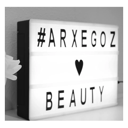 Arxegoz Beauty brand logo for arxegozbeauty.com