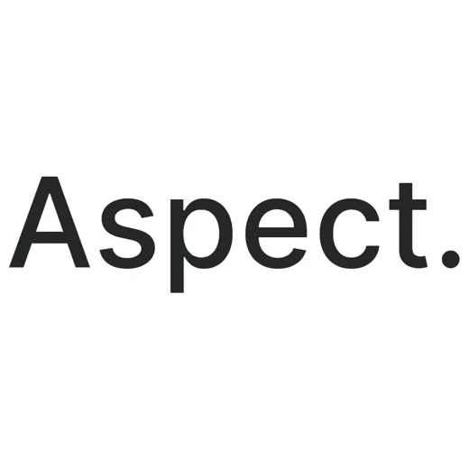 Aspect brand logo for aspect-hq.com
