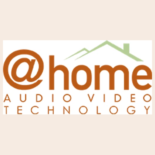 At Home Audio Video brand logo for athomeaudiovideo.com