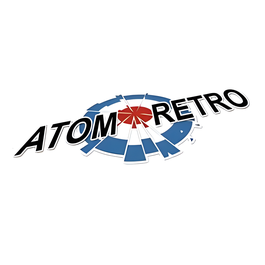 Atom Retro brand logo for atomretro.com