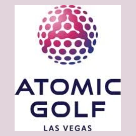 Atomic Golf brand logo for atomicgolf.com