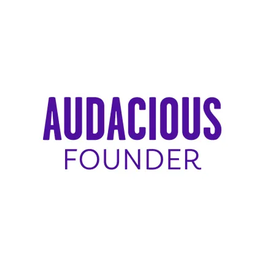Audacious Founder brand logo for audaciousfounder.com
