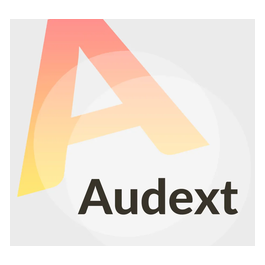 Audext brand logo for audext.com