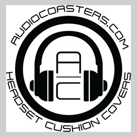 Audio Coasters brand logo for audiocoasters.com