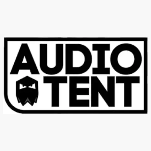 Audiotent brand logo for audiotent.com