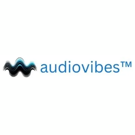 AudioVibes brand logo for audiovibes.co