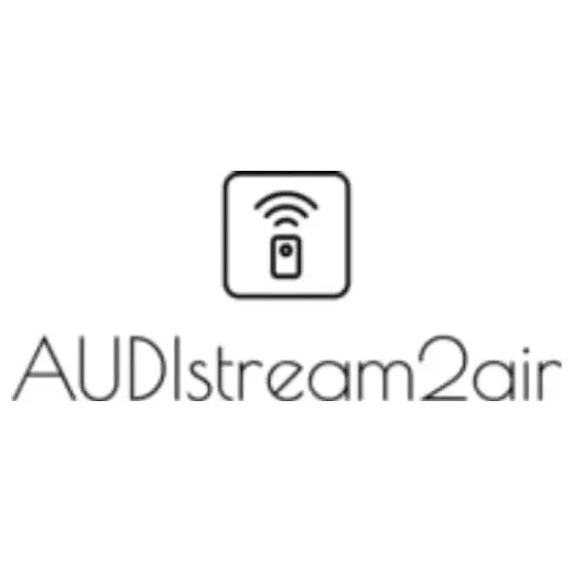 Audistream2air brand logo for audistream2air.com